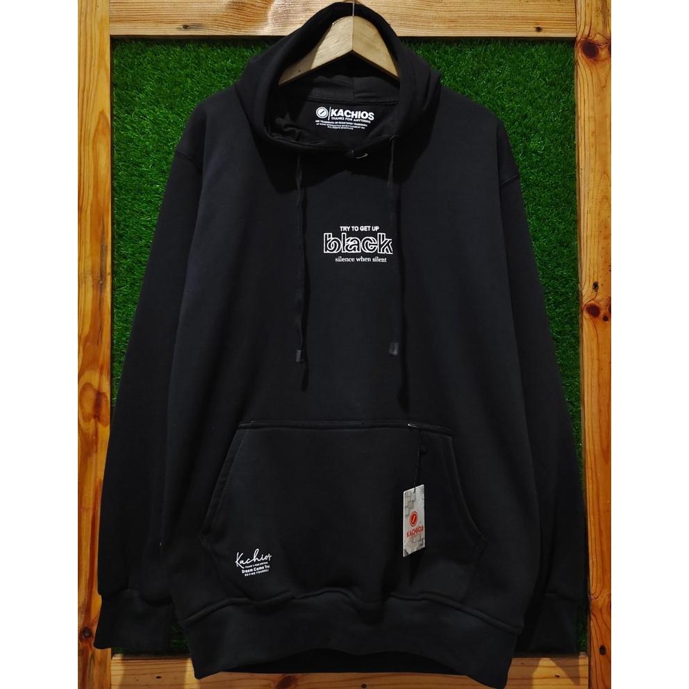 Swaeter Hodie Pria Oversize Jaket Cowok Original Distro Warna Hitam Switer Laki Laki Terbaru Bahan Catton Tebal