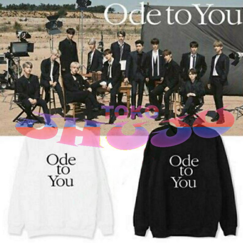 Jaket Hoodie Jumper Seventeen ode to you