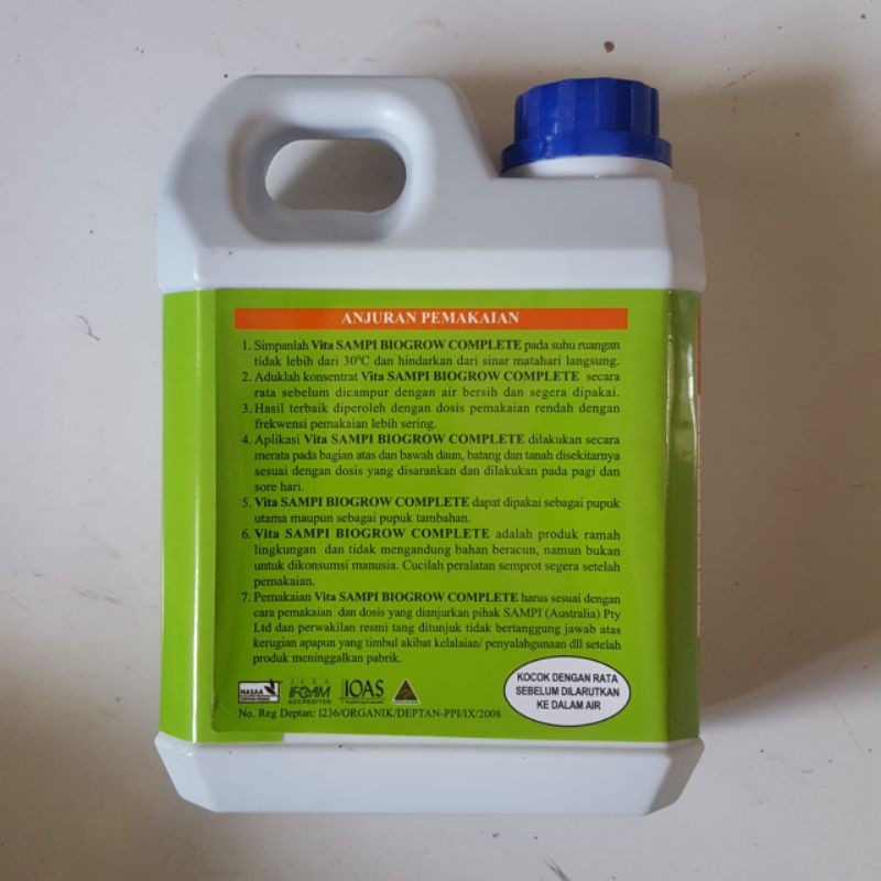 VITA SAMPI 1L Pupuk Organik Cair Bio Grow Complete
