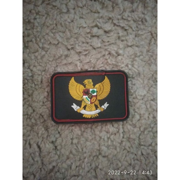 Logo Garuda / Emblem patch rubbber garuda