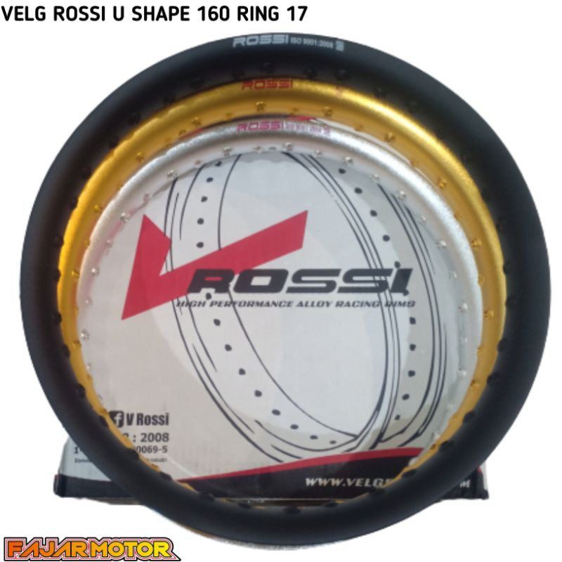 ROSSI RIM VELG U SHAPE 160 RING 17 HOLE 36 ROSI