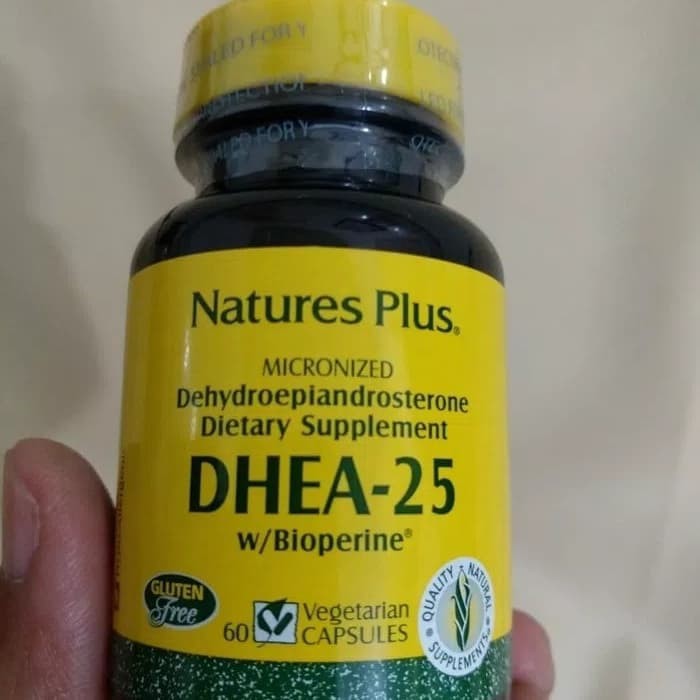 Nature Plus DHEA 25 mg 25mg Natures with Bioperine 60 kapsul BPOM