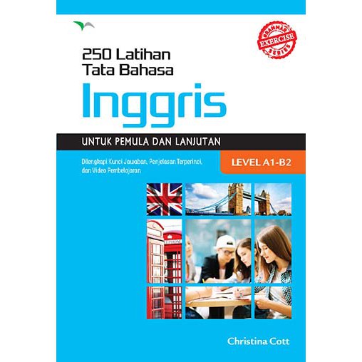 250 Latihan Tata Bahasa Inggris Untuk Pemula Dan Lanjutan A1 B2 Shopee Indonesia