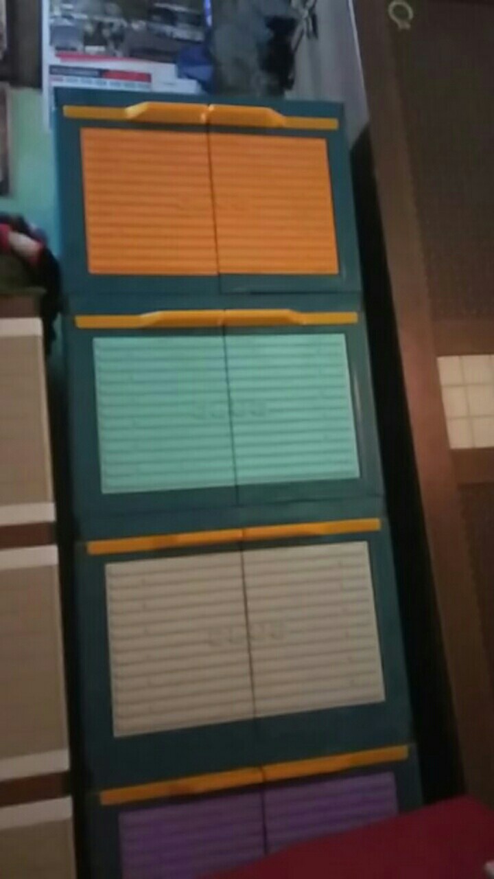 Lemari Plastik Merk Club Mini Susun 4 (khusus Semarang)