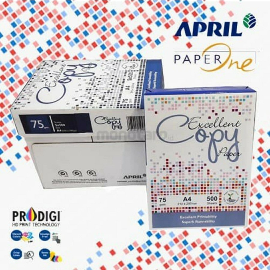

Kertas HVS A4 75 Gr Copy Excelent / Kertas Fotocopy A4 Copy Excellent