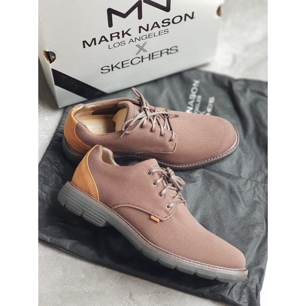 Skechers Mark Nason Hayden ORIGINAL Sepatu Pria Coklat 40