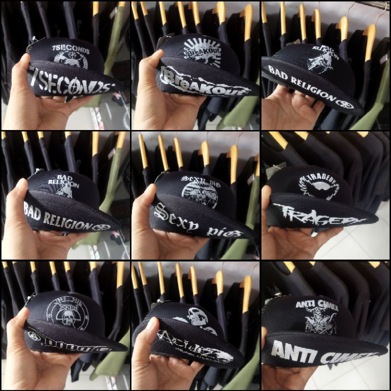 TOPI JARING MUSIK PUNK/METAL/MURAH