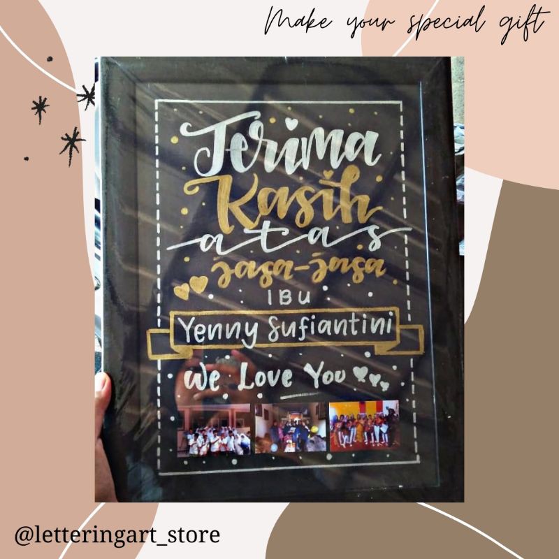

lettering art | kado ultah