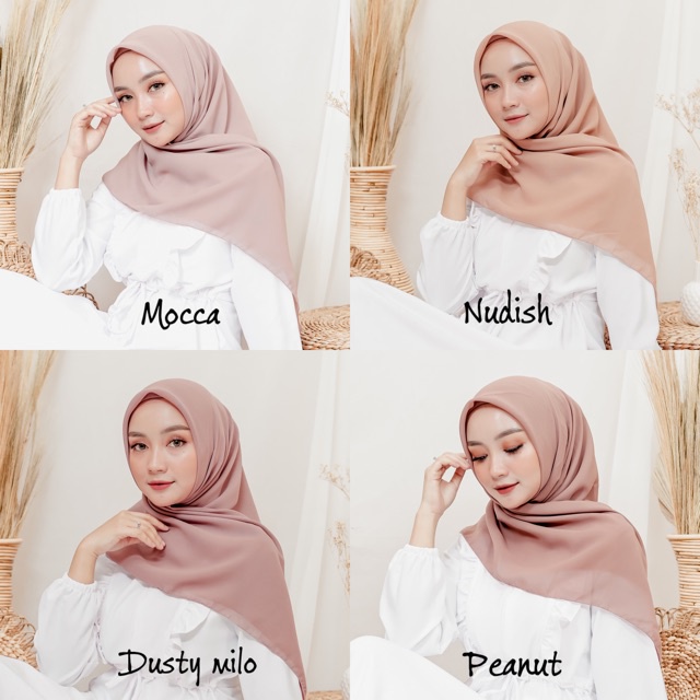 [PART 1] Bella Square hijab segiempat KUALITAS PREMIUM (KIM)