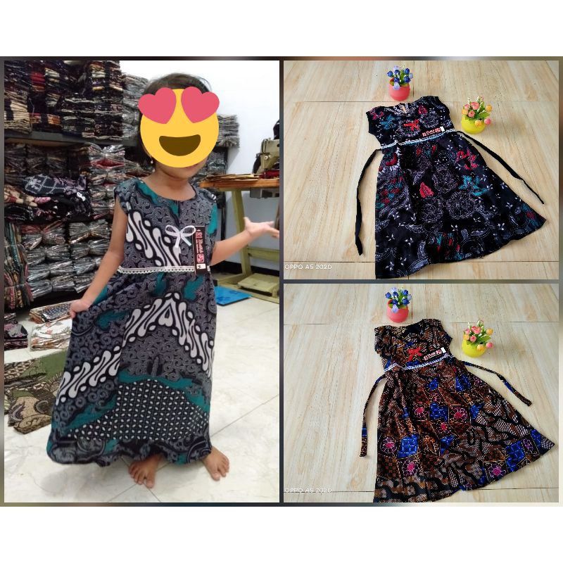 Yukensi anak/dress panjang anak/baju santai