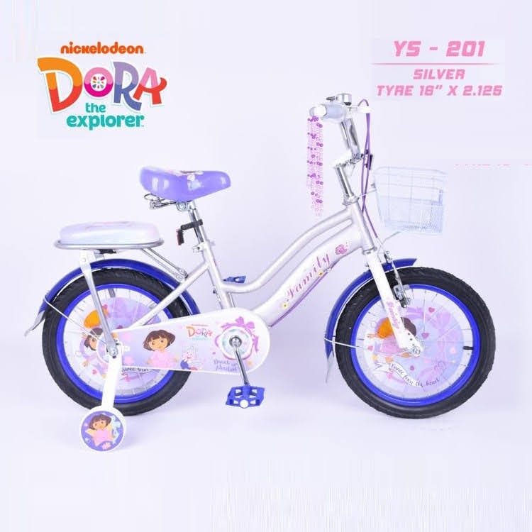 Sepeda Anak Family YS201 Nickelodeon Dora The Explorer 16" CTB Steel 4-7 Tahun City Bike