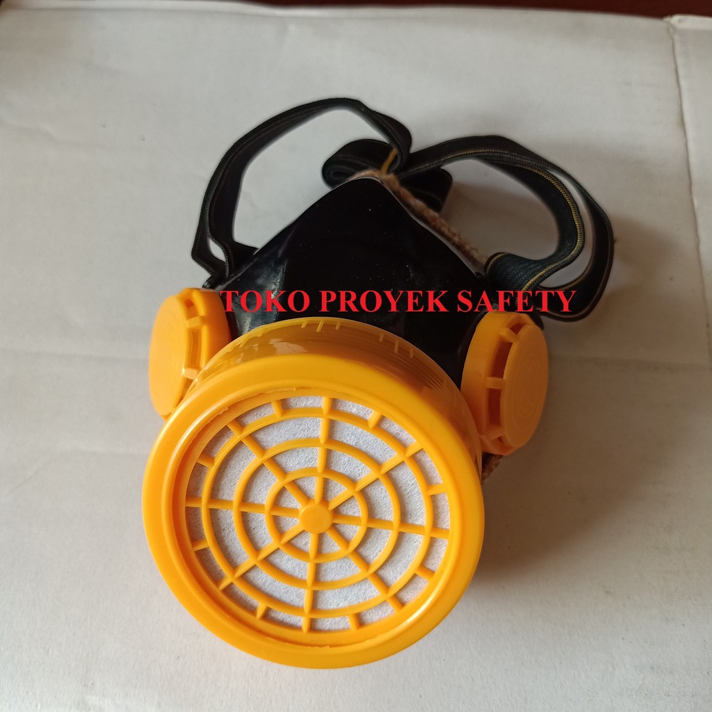 Masker Obat / Masker Chemical / Masker Asap Anti Debu Single Filter Moncong Babi Murah
