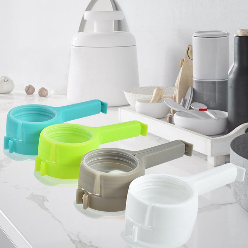 Food Saver Alat Snack Dapur Debit Nozzle Menjaga Segar Sealer Snack Sealing Penyimpanan Makanan Klip Dengan Nozzle Debit Kantong Plastik Klip Seal Tuang Penghemat Makanan