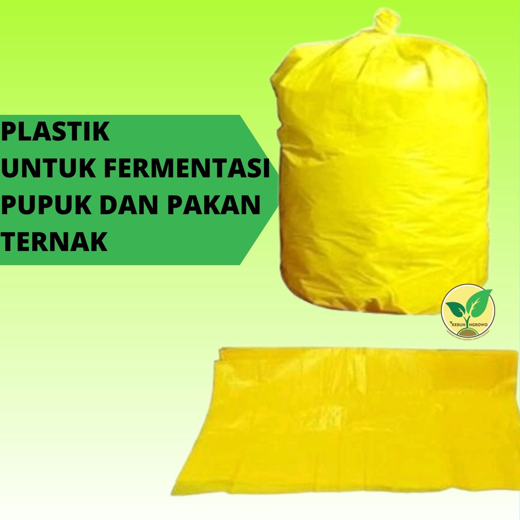 Plastik Silase Fermentasi Pakan Ternak Sapi Kambing Domba Kelinci