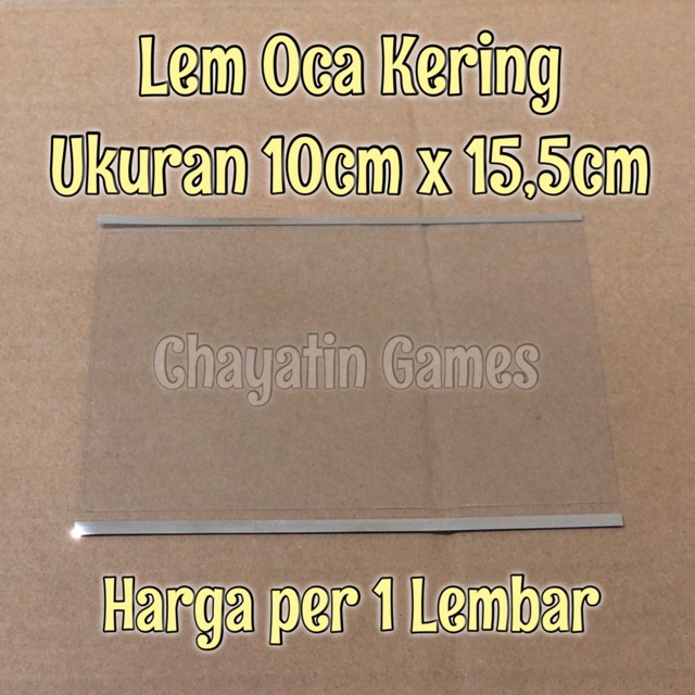 Lem OCA Kering - Lem LCD Touchscreen Universal