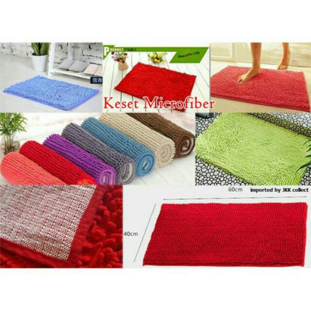 KESET Dapur serbaguna ANTI SLIP CENDOL CHENILE FLOOR MAT9