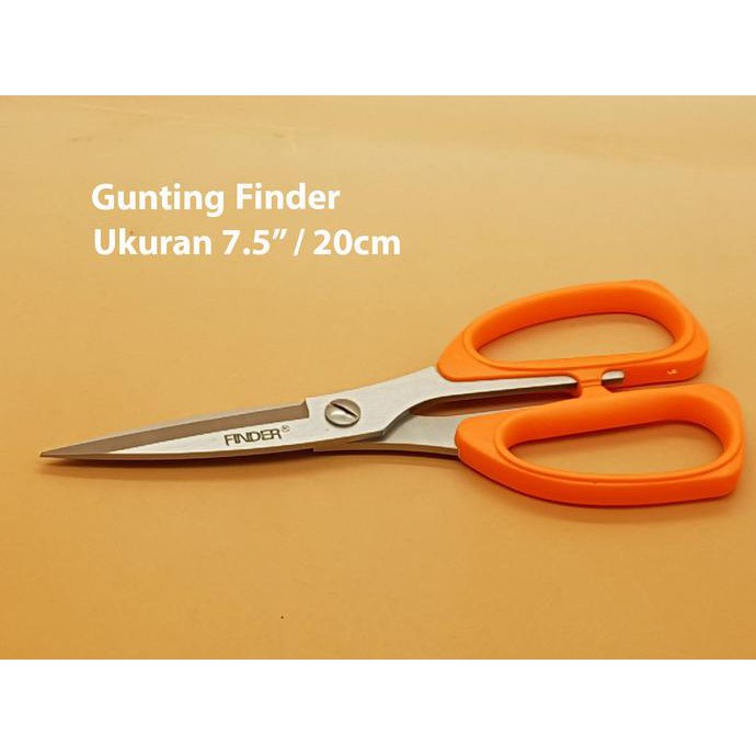 

Gunting 7.5" ( 20cm ) Merk Finder ( sangat tajam )