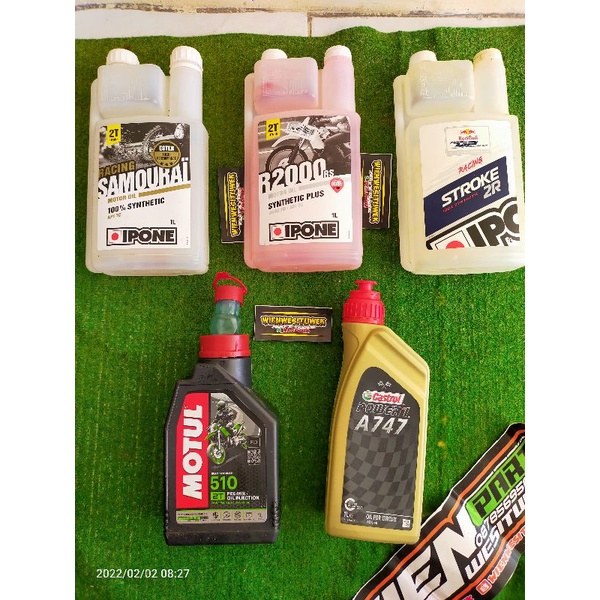 BOTOL BEKAS OLI SAMPING IPONE CASTROL A747 MOTUL510 BOTOL TAKARAN OLI IPONE