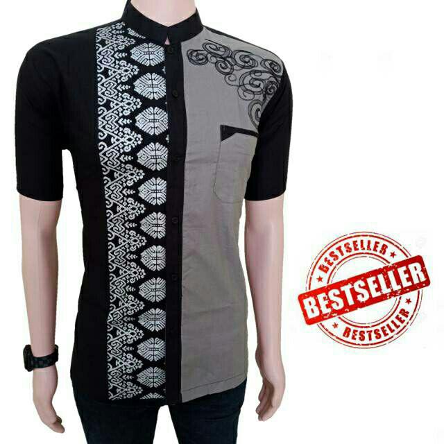 Nailo Batik Hrb026 Kenongo Kemeja Tosca Pendek Pekalongan Padi M L Xl Sogan Tulis Halus Kemeja Batik