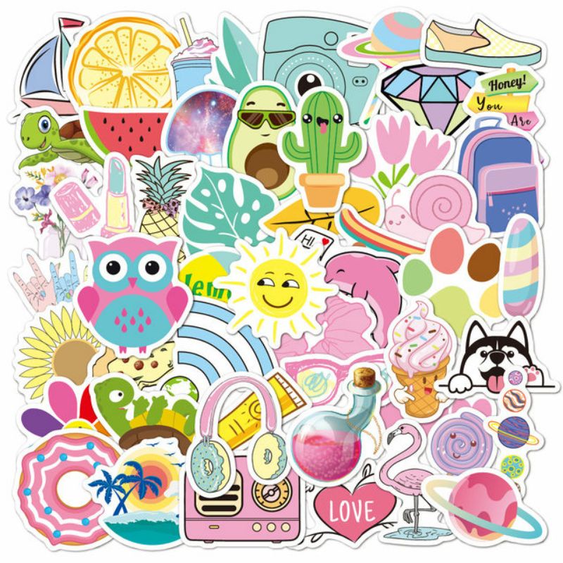 

Stiker Aesthetic Pack Style 260267- Stiker Aesthetic Keren Imut Laptop, Aksesoris Hp, Anti Air, Motif, Helm, Tumbler, Koper, Kulkas