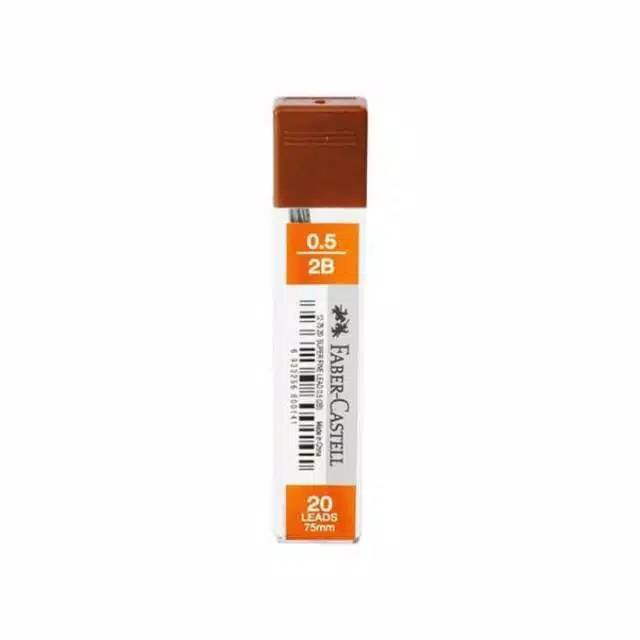 

Isi pensil mekanik 0.5 mm 2B / lead superfine 0.5 mm 2B faber castell