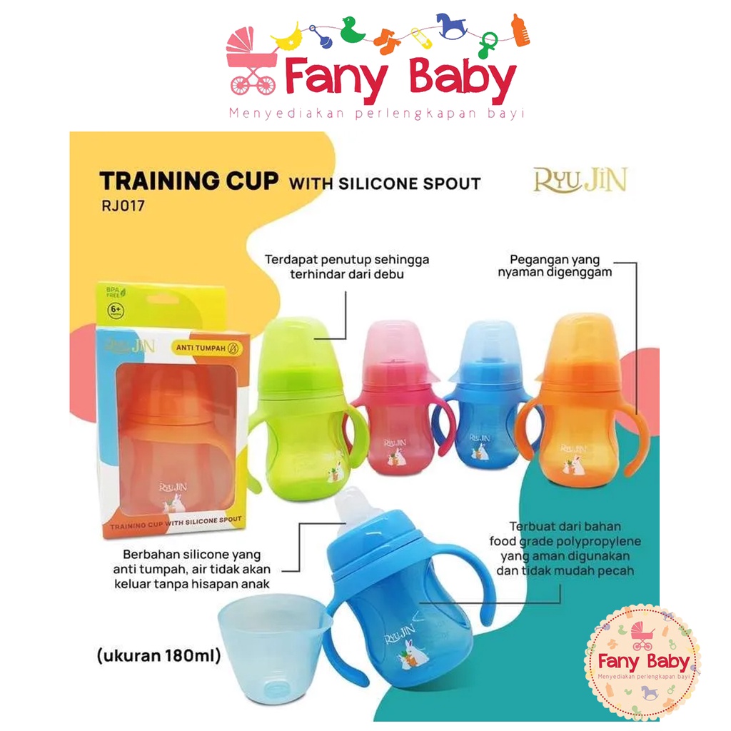 RYU JIN TRAINING CUP WITH SILICONE SPOUT RJ-017