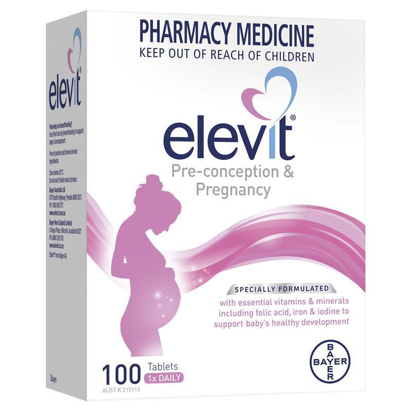 

Elevit Pharmacy Medicine Pregnancy Multivitamin