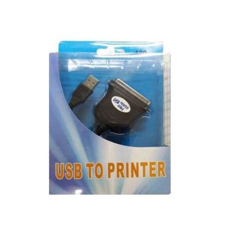 Cable Usb 2.0 to parallel pararel db36 ptr printer12Mbps for cpu pc laptop Y-120 - Kabel usb2.0 male to lpt 36 pin female y120
