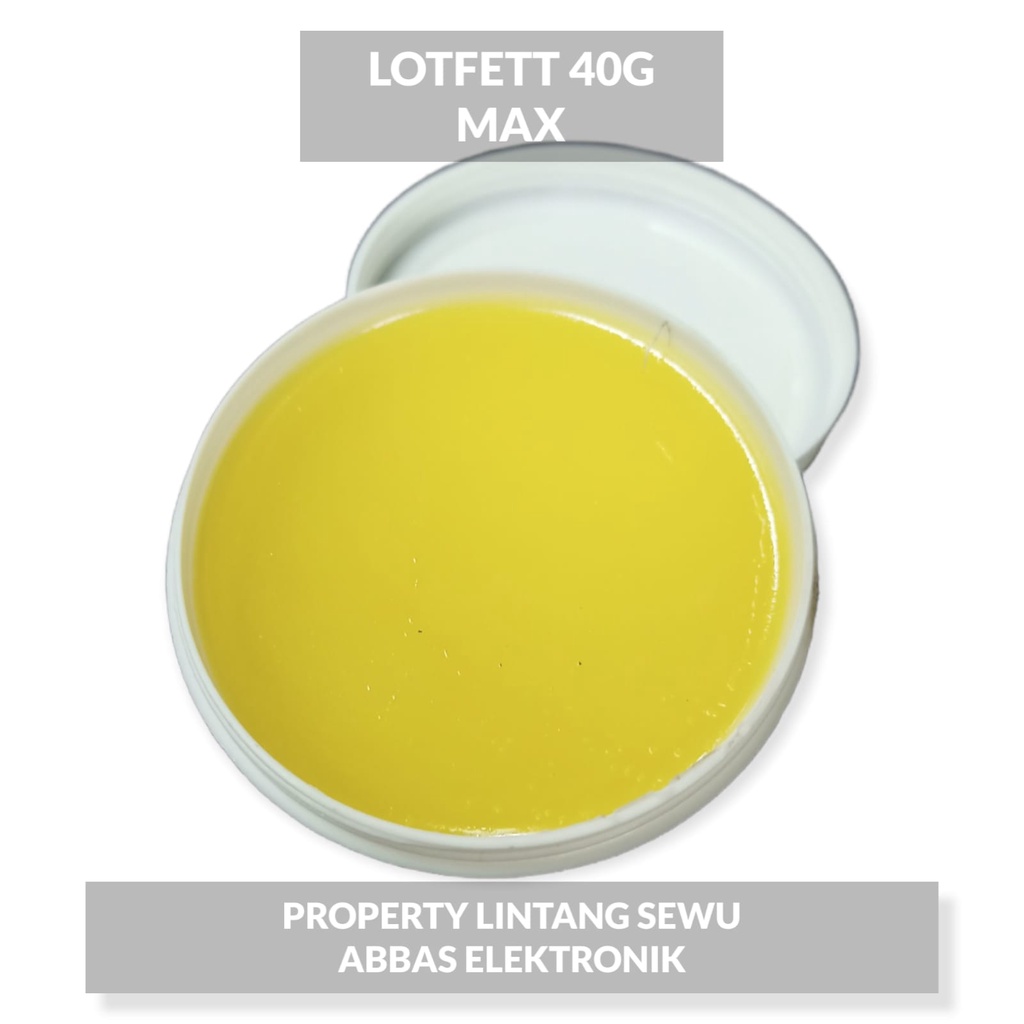 LOTFETT 40 GRAM MAX SOLDERING GREASE PASTA SOLDER