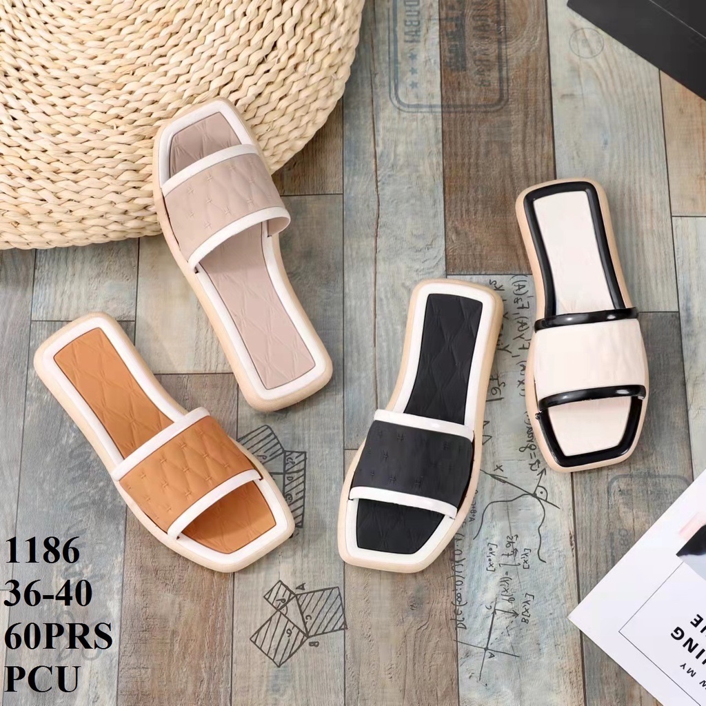 SANDAL BALANCE 1186 ORIGINAL SLOP JELLY LENTUR TRENDY ELASTIS ANTI SLIP EMPUK NYAMAN TAHAN AIR