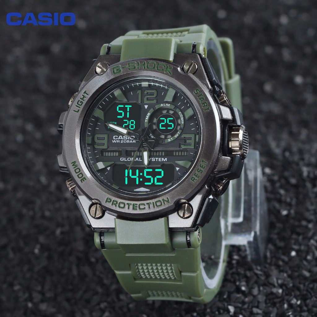 JAM TANGAN PRIA G-SHOCK CASIO 2395 MIKA WATER RESIST GS