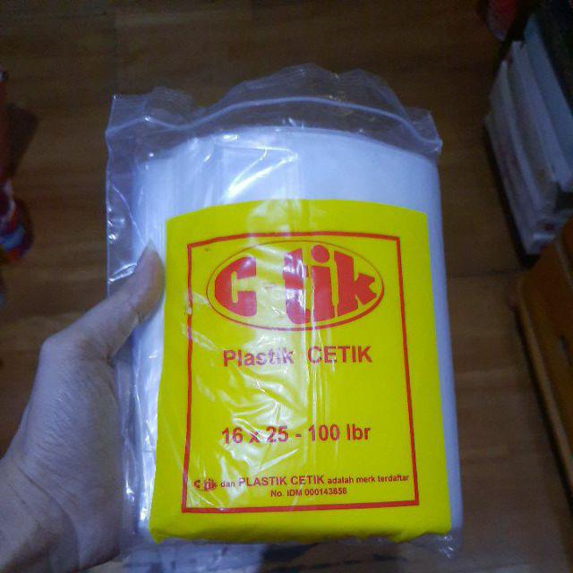 Plastik Klip / Plastik Cetik 16x25 Cm