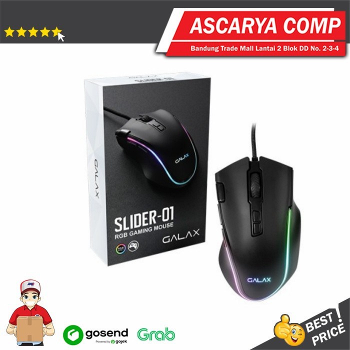 GALAX SLIDER-01 Wired Gaming Mouse RGB - 7200DPI