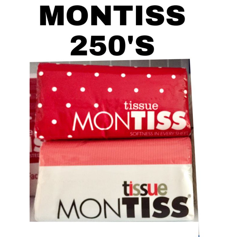 TISSUE MONTIS 250 SHEETS 2ply tisue montis tisu montis murah