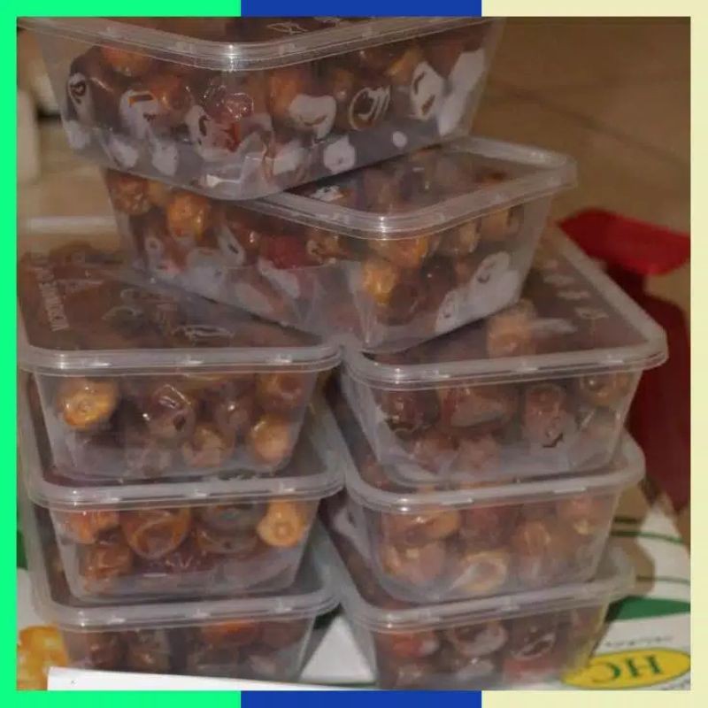 

QH Kurma sukari jumbo grade A premium 1kg kemasan toples