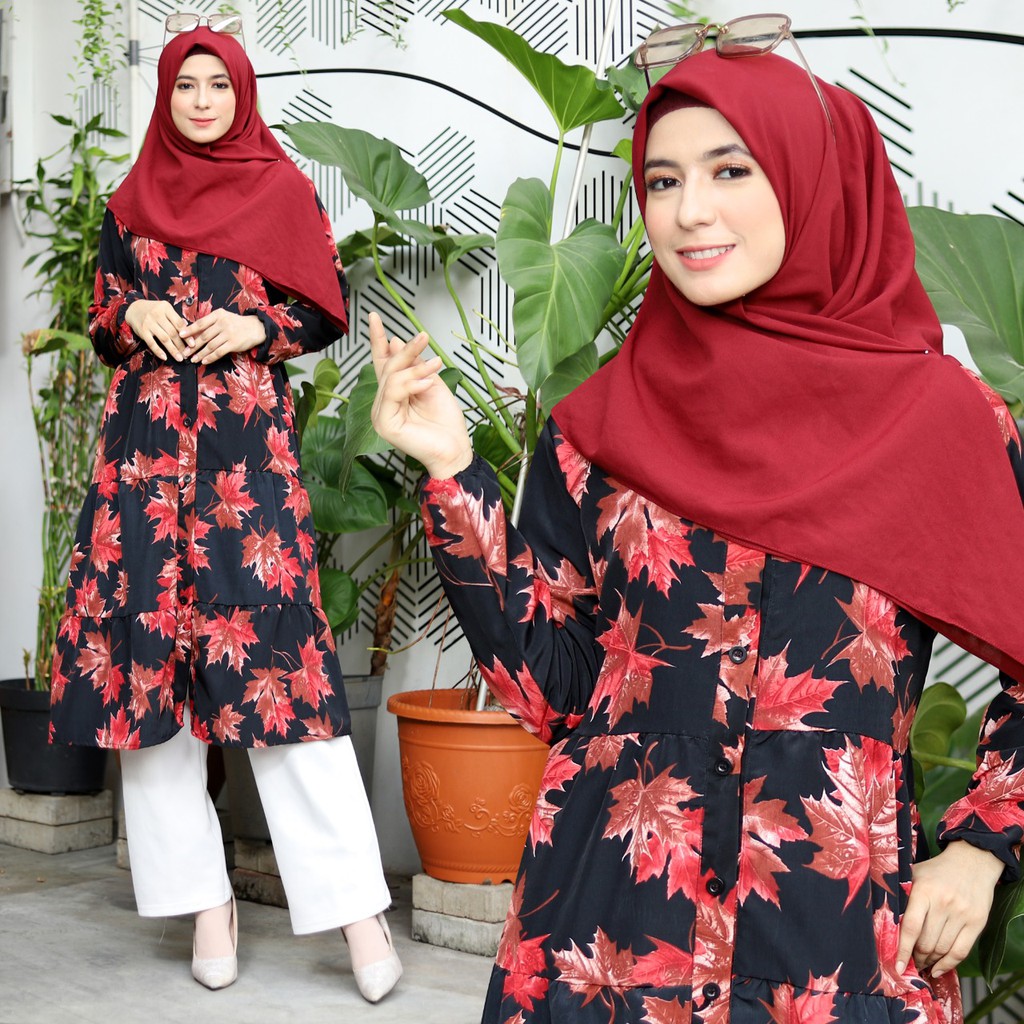 HOPYLOVY - Tunik Wanita Fashionable Delia