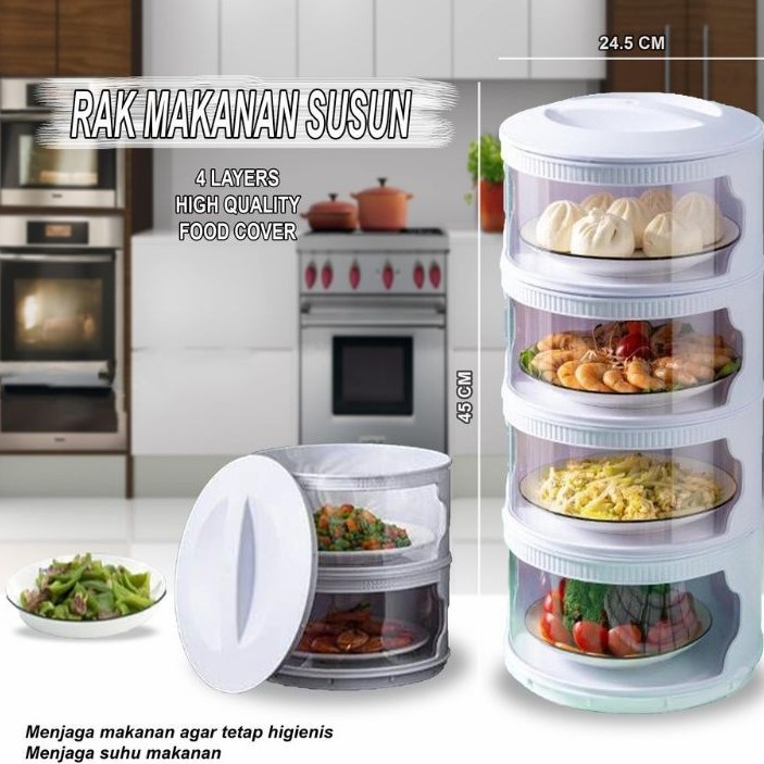 Rak makanan 4 susun