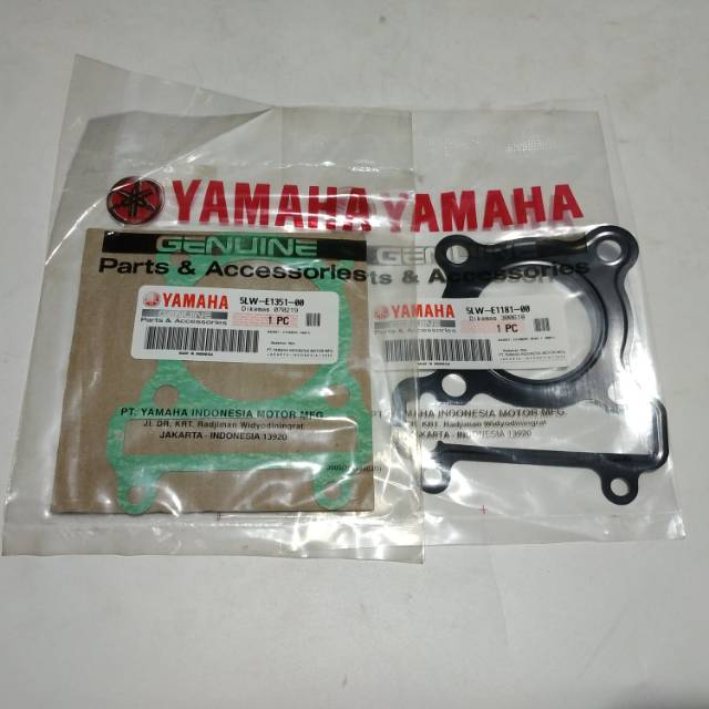 Paking Blok Atas Bawah Mio Sporty Mio Soul Fino Nouvo Mio Smile Original Asli Ori Yamaha