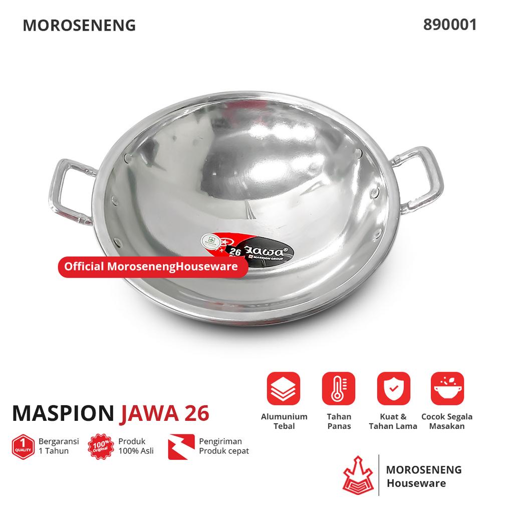 Wajan Aluminium Jawa 26cm Maspion Penggorengan