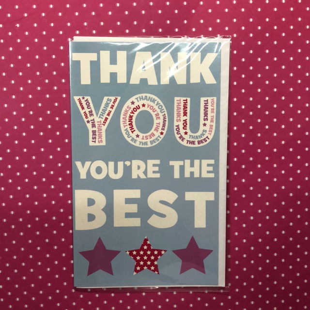 

Thank you card ( BB)