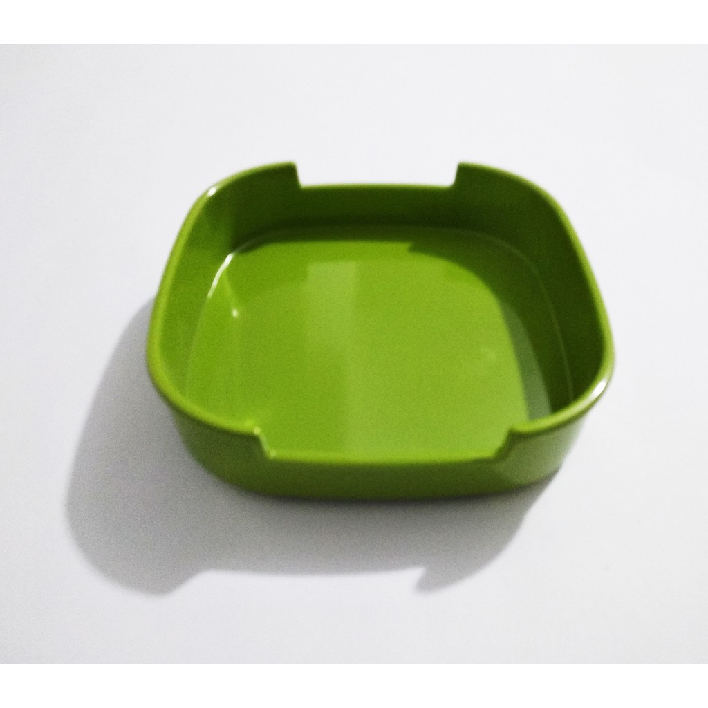 PIRING SHABU P9706 piring MELAMIN Shabu Kotak Susun 6 inch HIJAU TUA Golden Dragon  - PIRING SAJI ME