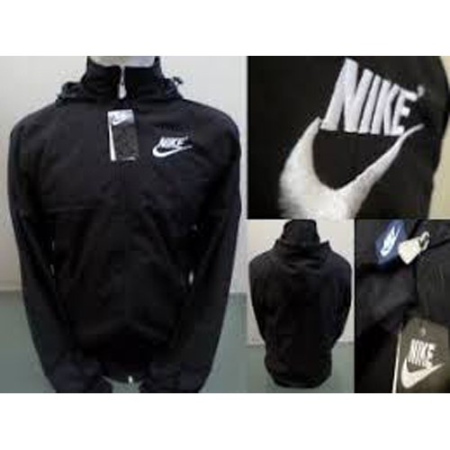 JAKET PRIA WINDRUNNER PARASUT HITAM POLOS