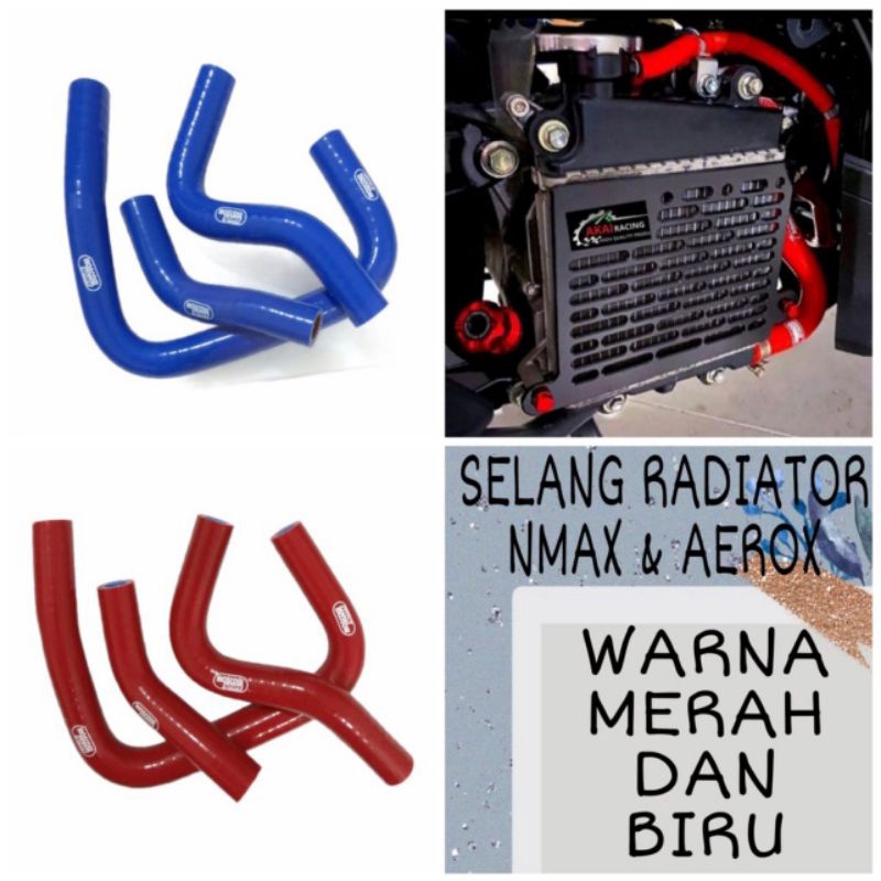 Selang Radiator Selang Samco Universal Nmax/Nmax2020/Aerox