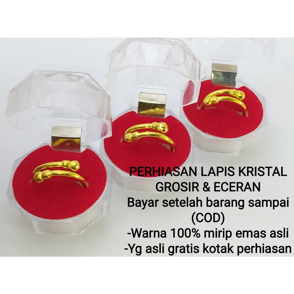 Lapis Kristal Acc Cincin Emas Lapis Kristal C7