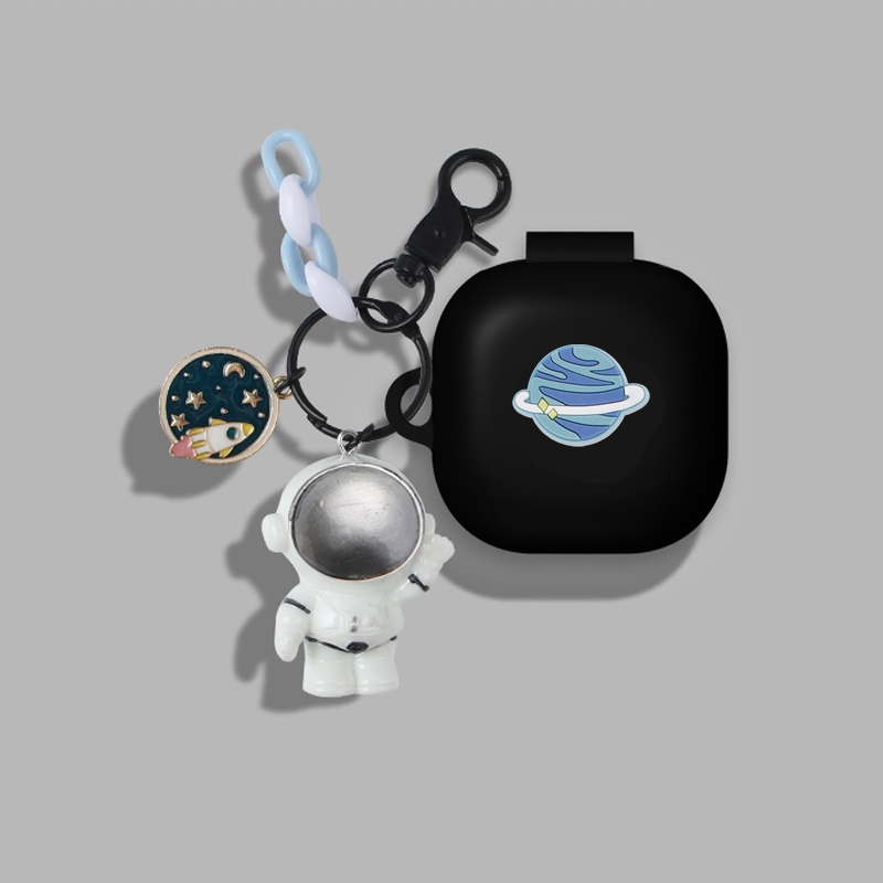 Baseus Encok WM01 Soft Case Silikon Motif Kartun Astronot Untuk Earphone Bluetooth Baseus WM01