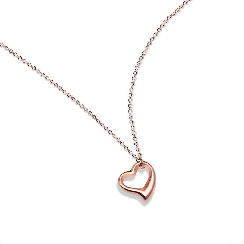 [New] Kalung fashion titanium mini korea hadiah wanita cewek love anti karat KK079 love