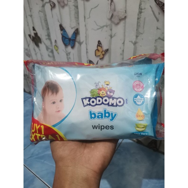 Kodomo Baby Wipes 50 Sheet Beli 1 Gratis 1 / Tisu Basah Kodomo isi 50 lembar