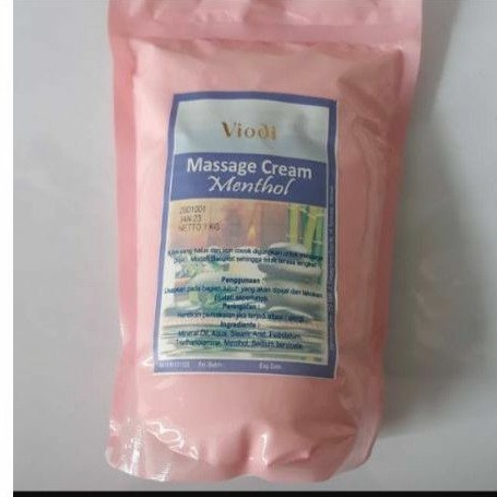Viodi massage cream urut menthol 1kg