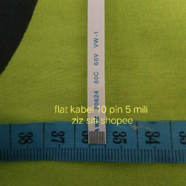 Flexibel kabel 10 pin awm 20624 0.5cm halus