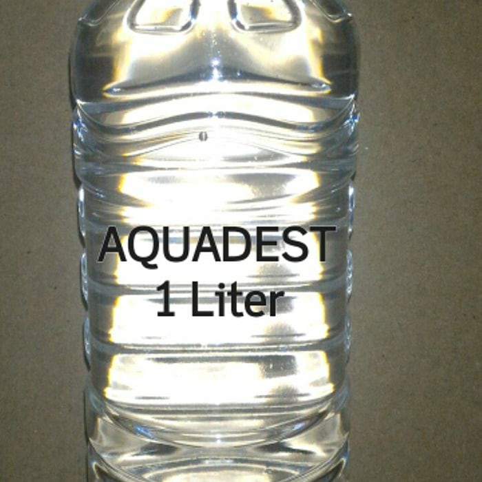 Aquadest Air Suling 1 Liter Shopee Indonesia